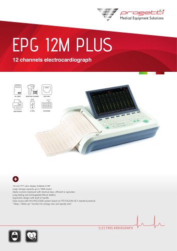 Resting electrocardiograph EPG 12M Plus
