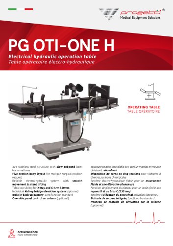 Universal operating table