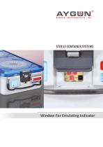 STERILE CONTAINER SYSTEMS  Window For Emulating Indicator