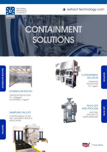 Containment Solutions Brochure