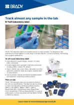 Brady B-7425 Vial/tube labels - Track almost any sample in the lab