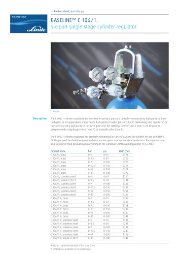 BASELINE™ C 106/1.
