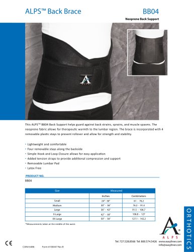 ALPS™ Back Brace