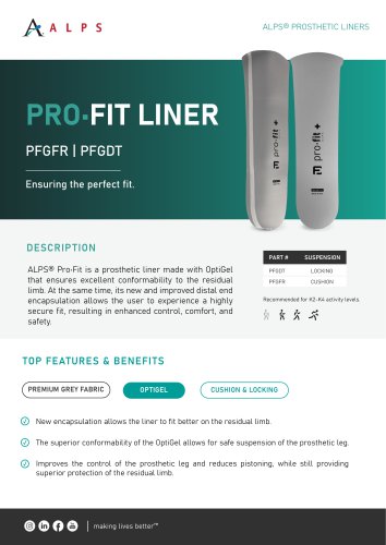 PRO&bull;FIT LINER