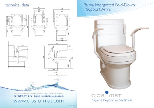 Palma Integrated Fold-Down Arms