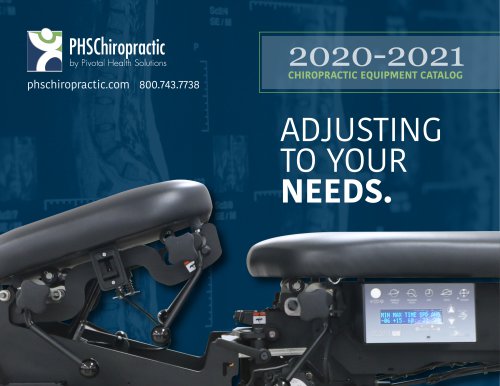 2020-2021 CHIROPRACTIC EQUIPMENT CATALOC