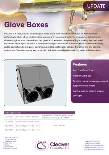 Glove Boxes