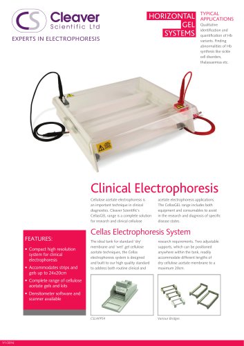 HORIZONTAL GEL SYSTEMS