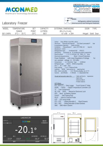 Freezer Laboratory LB 5010 NFN A