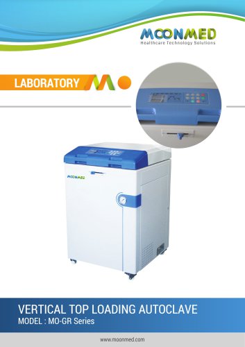 MO-GR Series VERTICAL TOP LOADING AUTOCLAVE