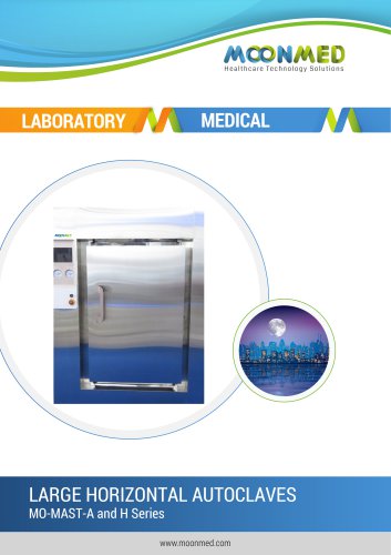 MO-MAST-A and H Series LARGE HORIZONTAL AUTOCLAVES