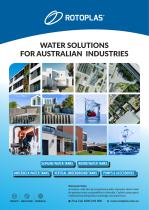 WATER SOLUTIONS FOR AUSTRALIAN INDUSTRIES