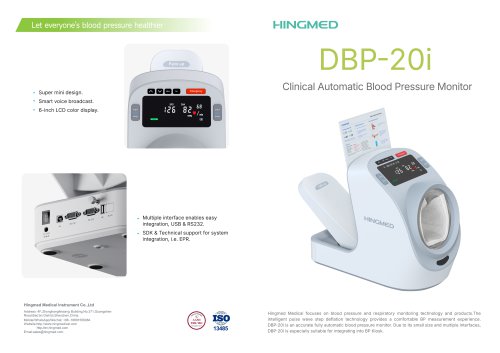 DBP-20i Pass ISO 81060-2:2018