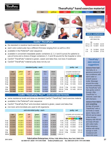TheraPutty&reg; hand exercise material