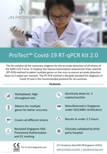 ProTect™ Covid-19 RT-qPCR Kit 2.0