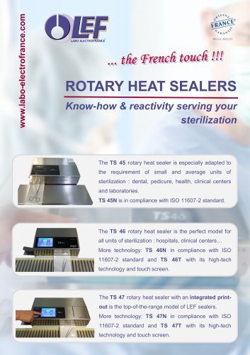 ROTARY HEAT SEALERS