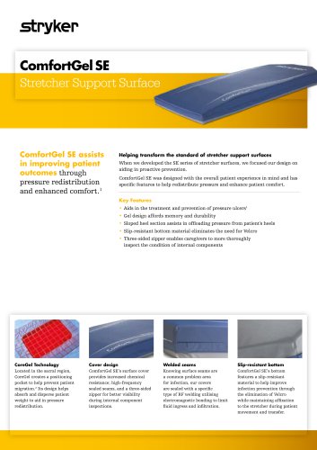ComfortGel SE Stretcher Support Surface