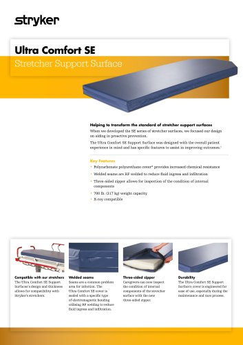 Ultra Comfort SE Stretcher Support Surface