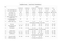 TECHNICAL DATA - STATIC PLUS / WALKER PLUS