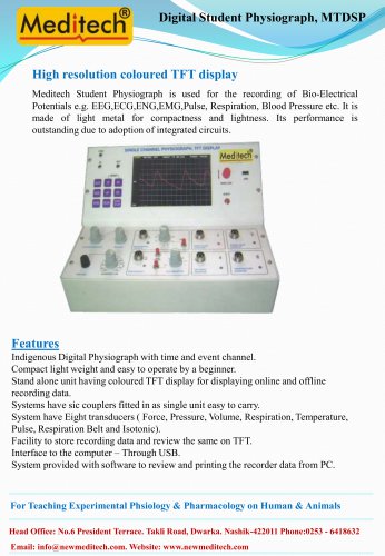 Digital Physiograph Meditech