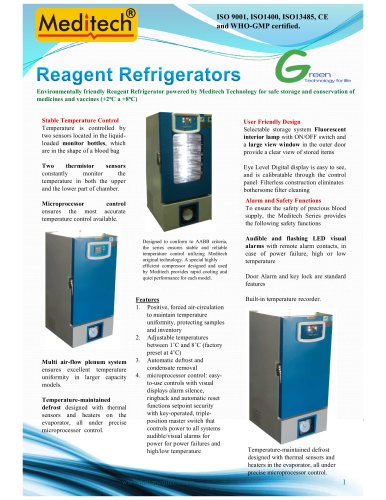 Reagent Refrigerator