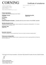 Quality Certificate - Lot No.838014