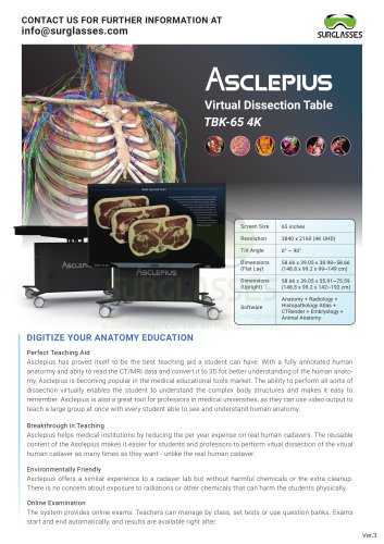 Asclepius TBK 65 4k (6 software)