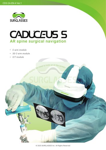 Caduceus S AR Surgical Glasses