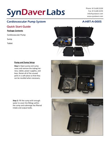 Cardiovascular Pump System