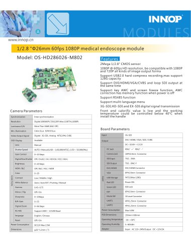 medical endoscope module