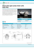 Gear Pump-Motor Unit DGD Pro series