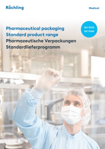 Pharmaceutical packaging Standard product range