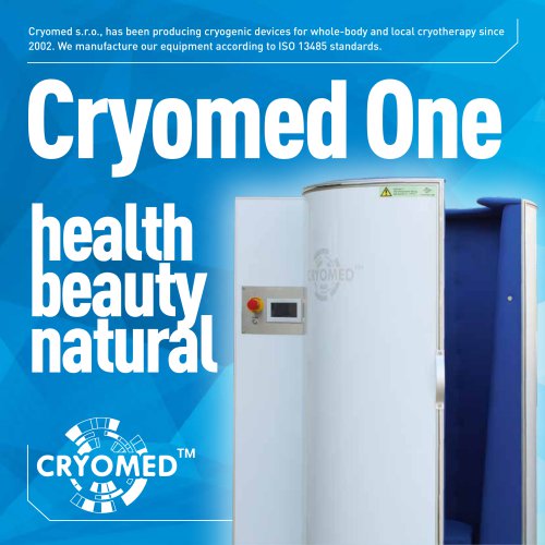 CRYOMED ONE cryosauna