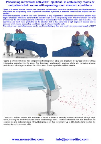 Minimizing complication of endophthalmitis for intravitreal injection (IVI) with clean room