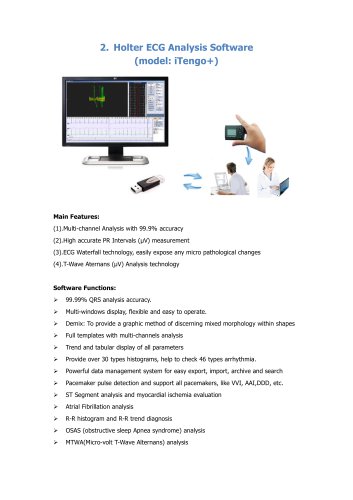 Holter ECG Analysis Software iTengo+ from BORSAM
