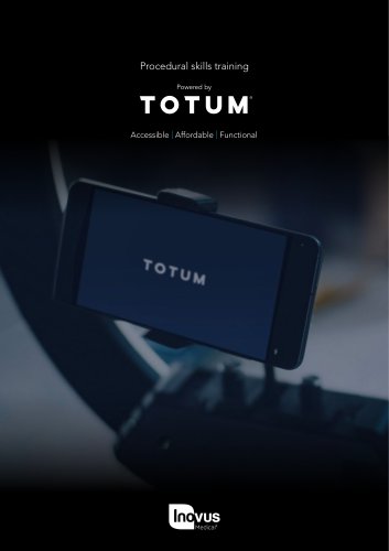 Totum® Digitizing the learning of procedural skills