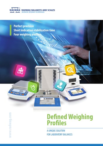 DEFINED WEIGHING PROFILES