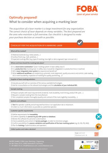 Laser purchase infographic