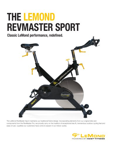 THE LEMOND REVMASTER SPORT