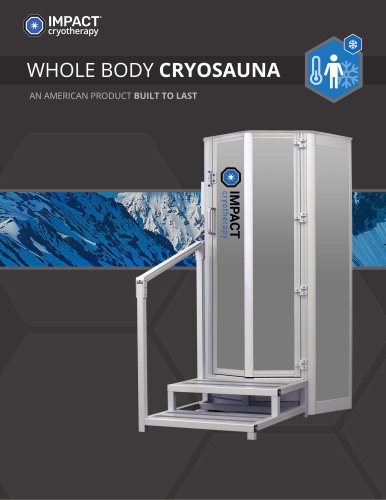 IMPACT CRYOSAUNA Nitrogen