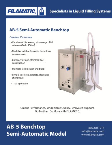 AB-5 Semi-Automatic Benchtop