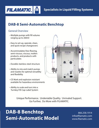 DAB-8 Semi-Automatic Benchtop