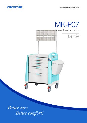 MK-P07 Anesthesia Cart