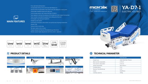 YA-D7-1 Critical Care Beds Medik