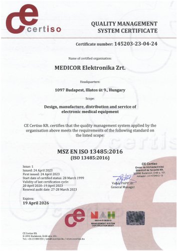 QUALITY MANAGEMENT SYSTEM CERTIFICATE