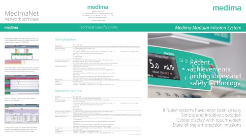 Medima Modular Infusion System