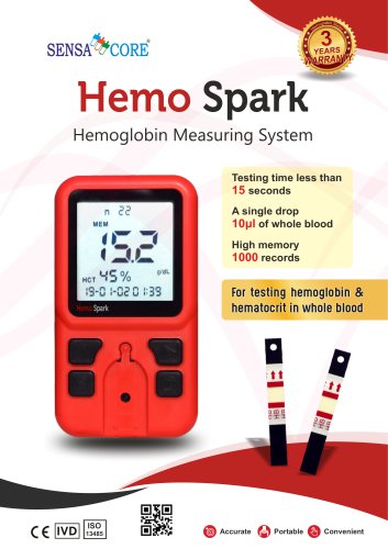 Hemo Spark Hemoglobin Measuring System