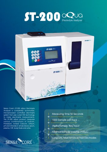 ST-200 aQua Electrolyte Analyzer