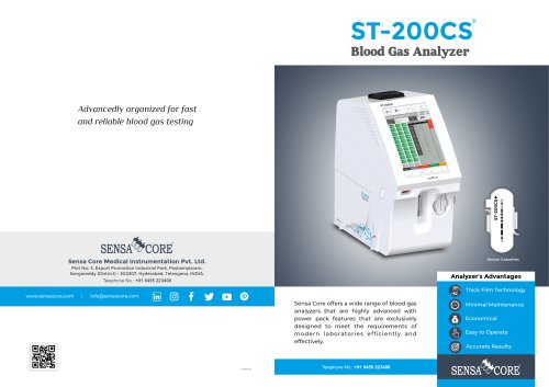 ST-200 CS Blood Gas Analyzer(Catridge)