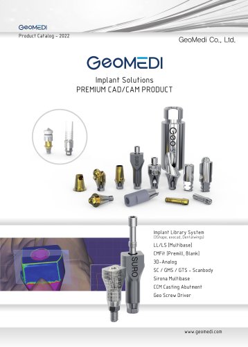 Implant Solutions PREMIUM CAD/CAMPRODUCT